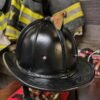 N5A Satin Black Fully Restored Fire Helmet