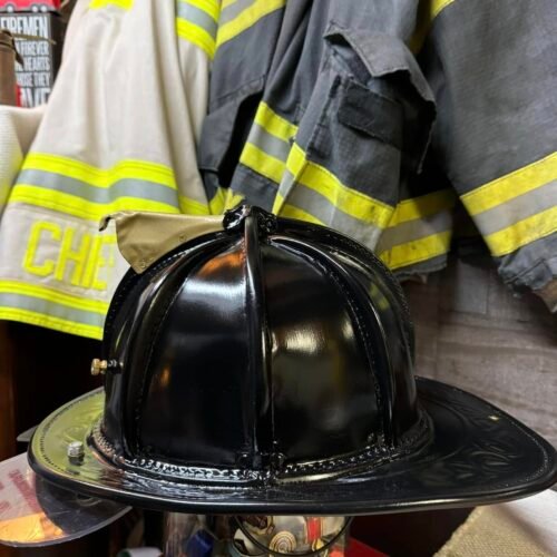 N5A Satin Black Restoration Fire Helmet