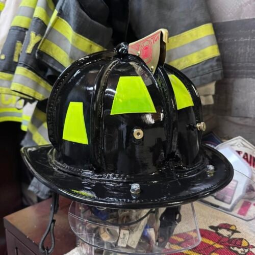 N5A Gloss Black Classic Fire Helmet
