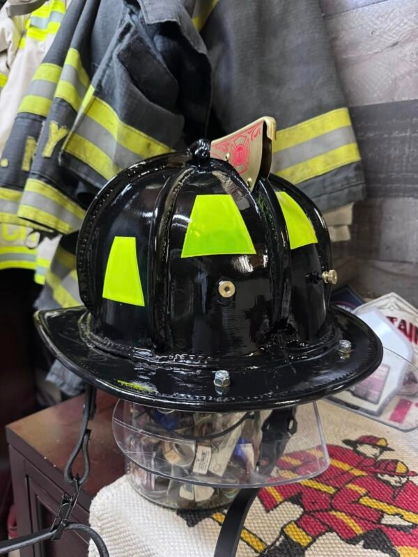 N5A Gloss Black Classic Fire Helmet