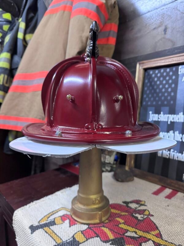 490410917_667227002827392_6148374372302706801_n Dark Red Custom Fire Helmet with Dragon Finial