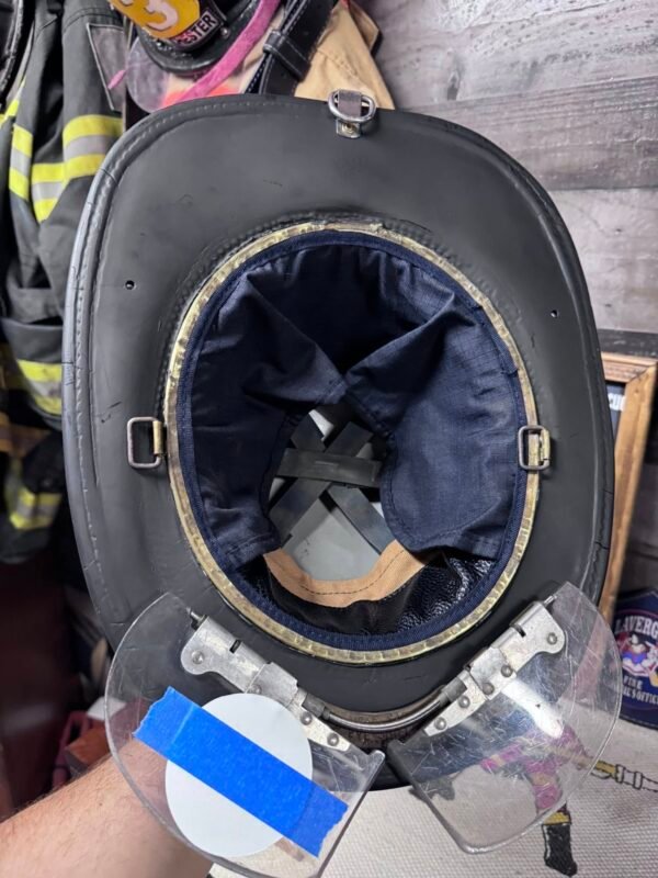 N6A Flat Black Repaint Fire Helmet