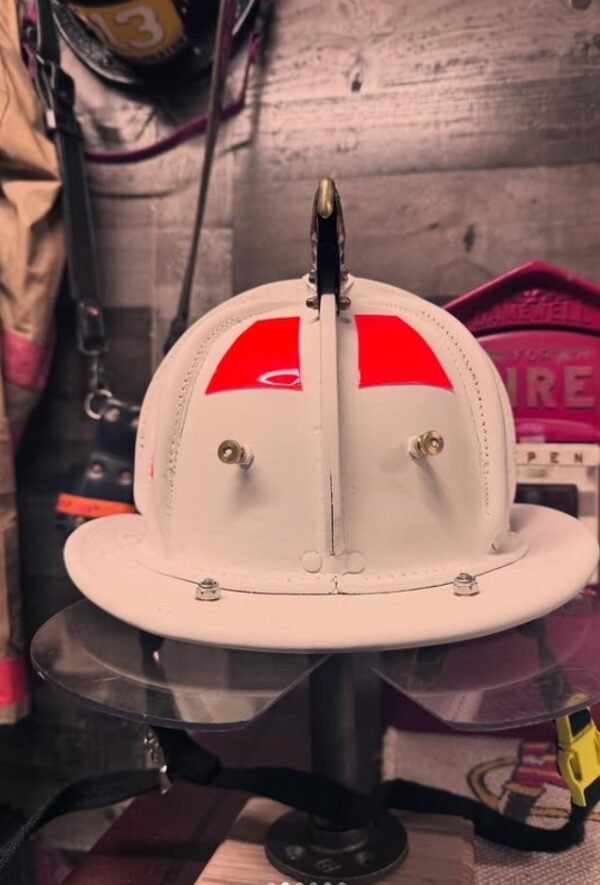 N5A Flat White Custom Fire Helmet