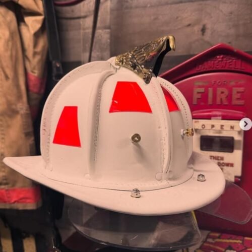 N5A Flat White Custom Fire Helmet
