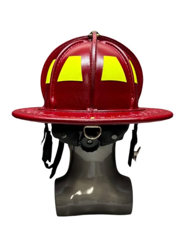 Red TL2 Boston bend leather helmet